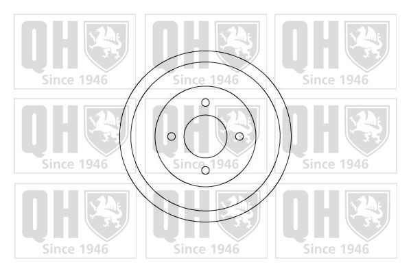 QUINTON HAZELL Тормозной барабан BDR431